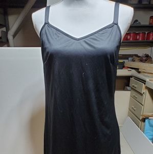 BUNDLE OF:Two long tank tops/slips